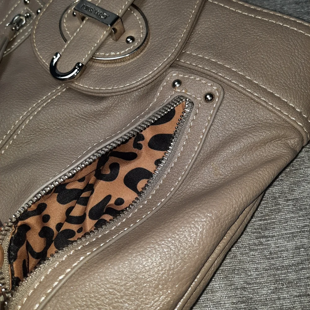 Nine West Tan Vegan Leather Crossbody
